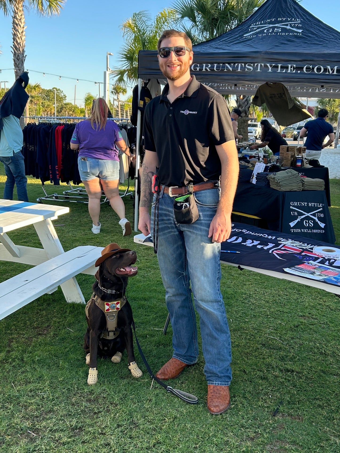 22P Men's Black OGIO® Limit Performance Polo