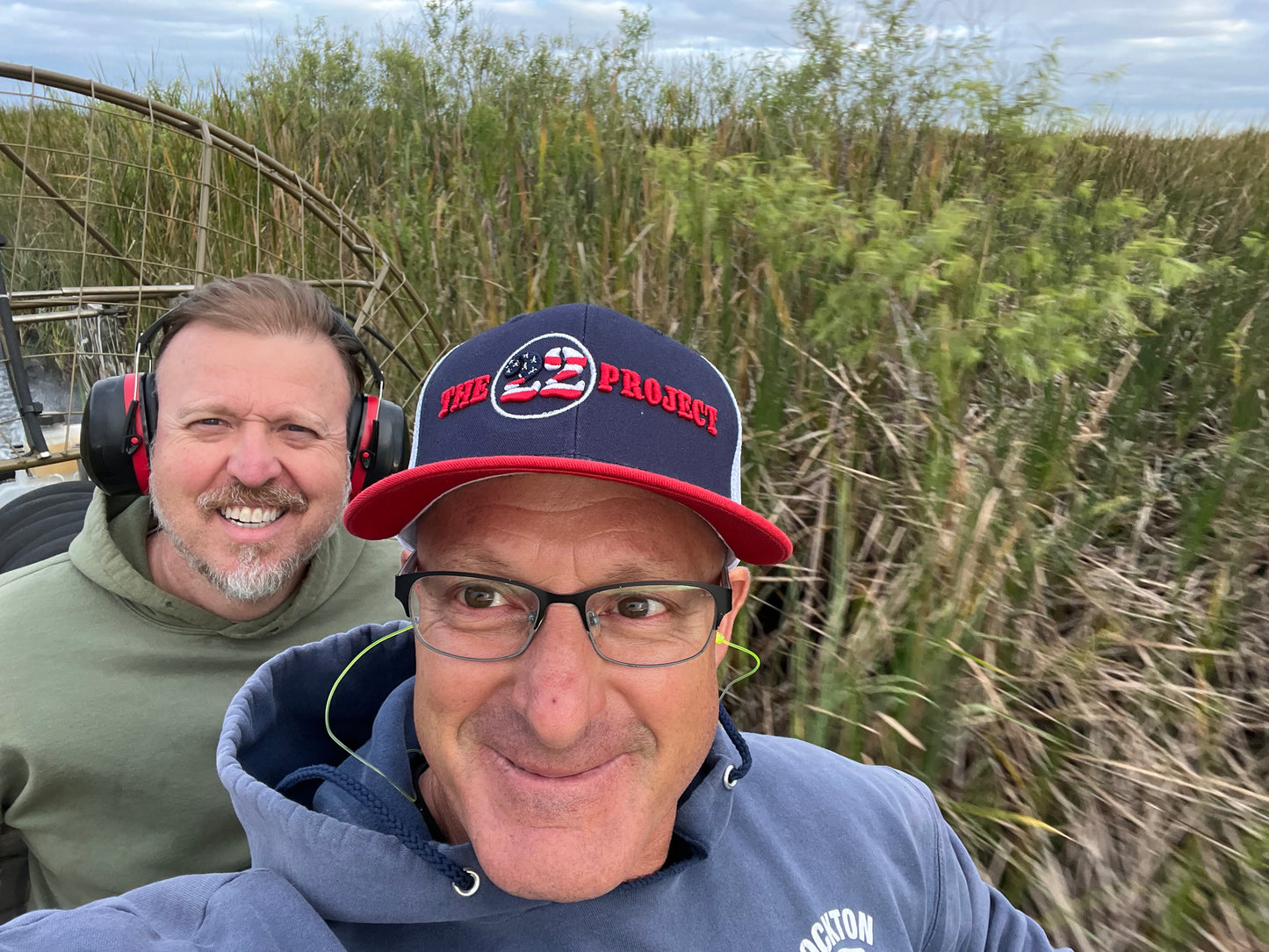 22P Red White + Blue Champro® Performance Trucker Snapback Cap