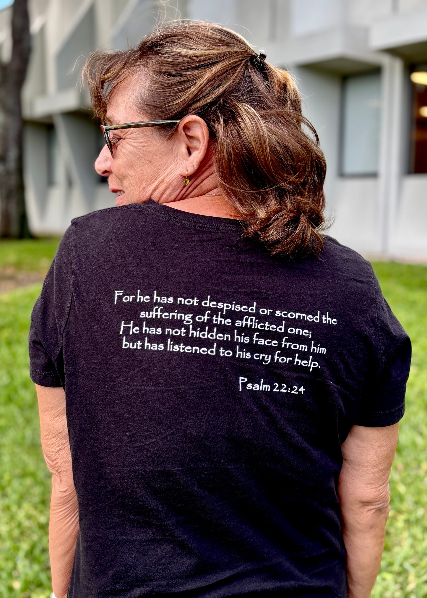 22P Black Short Sleeve Bella+Canvas® V-Neck T-Shirt